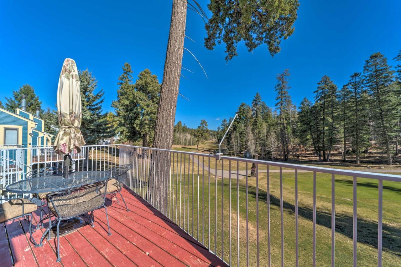Cloudcroft Townhome With Deck - 1 Mi To Burro Ave! エクステリア 写真